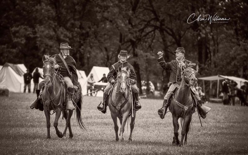 3 Cav members riding